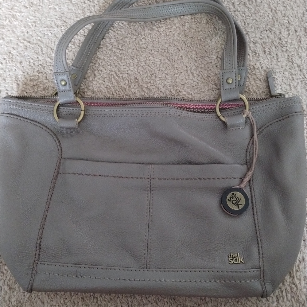The Sak leather shoulder bag.